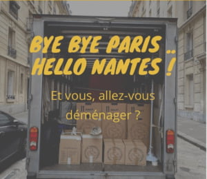 Camion de demenagement prêt à partir - Déménagement ? Comment en parler à votre enfant - Stephanie Perinatalite